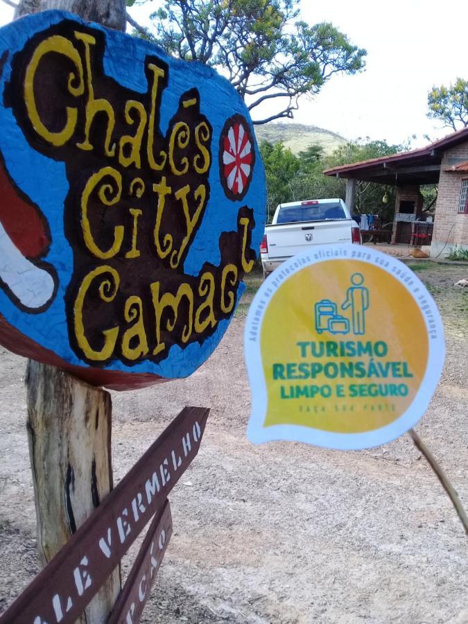 Chales City Camael São Tomé das Letras Bagian luar foto